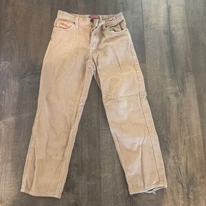 Boys Empyre Skate Pants tan corduroy